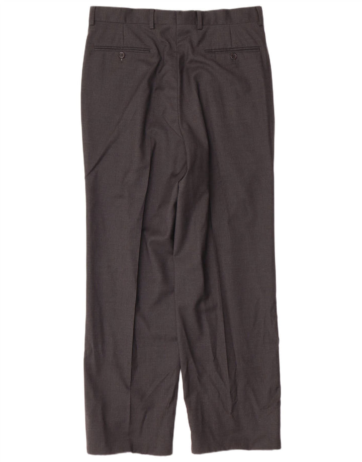 VALENTINO Herre dobbeltradet 2-delt jakkesæt IT 50 Large W34 L30 Grå