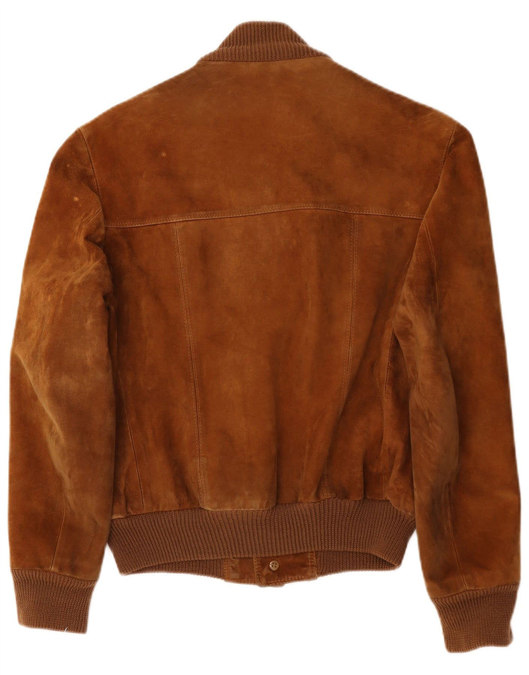Vintage herre ruskind bomberjakke UK 38 medium brunt læder