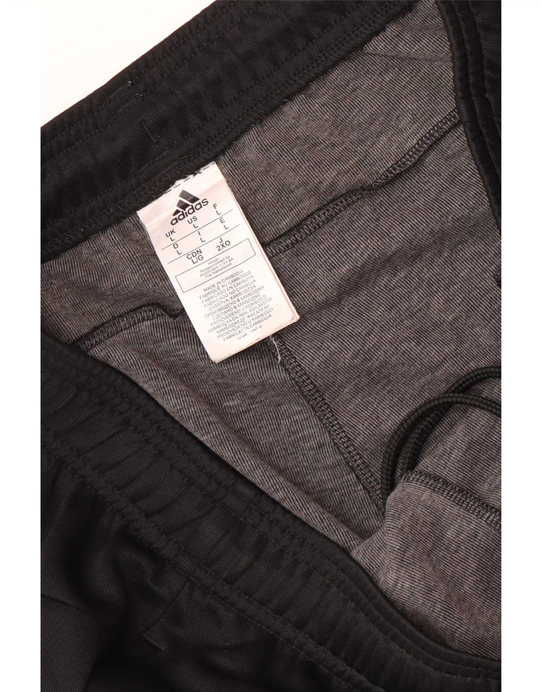 Adidas Træningsdragt til mænd Joggers Large Sort Polyester