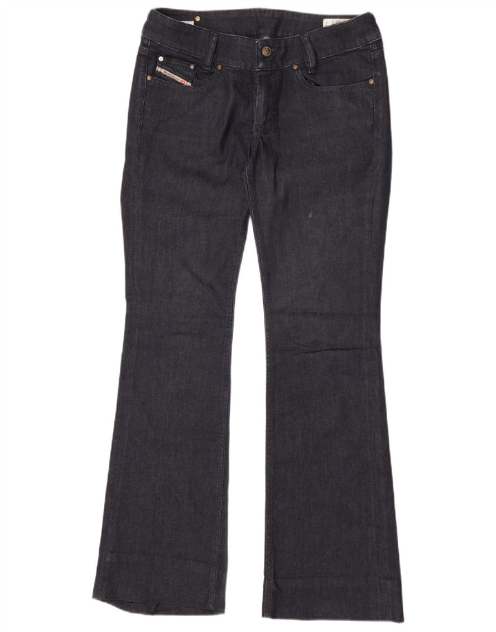Diesel Dame Louvely Flared Jeans W30 L31 Marineblå Bomuld