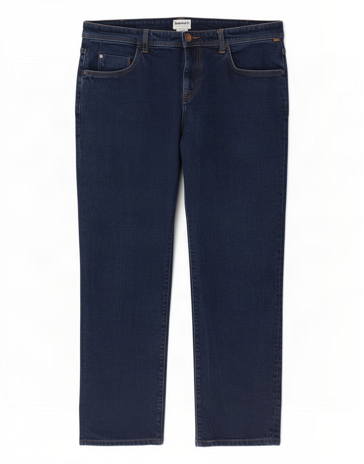 Timberland Straight Jeans til mænd W36 L29 marineblå bomuld