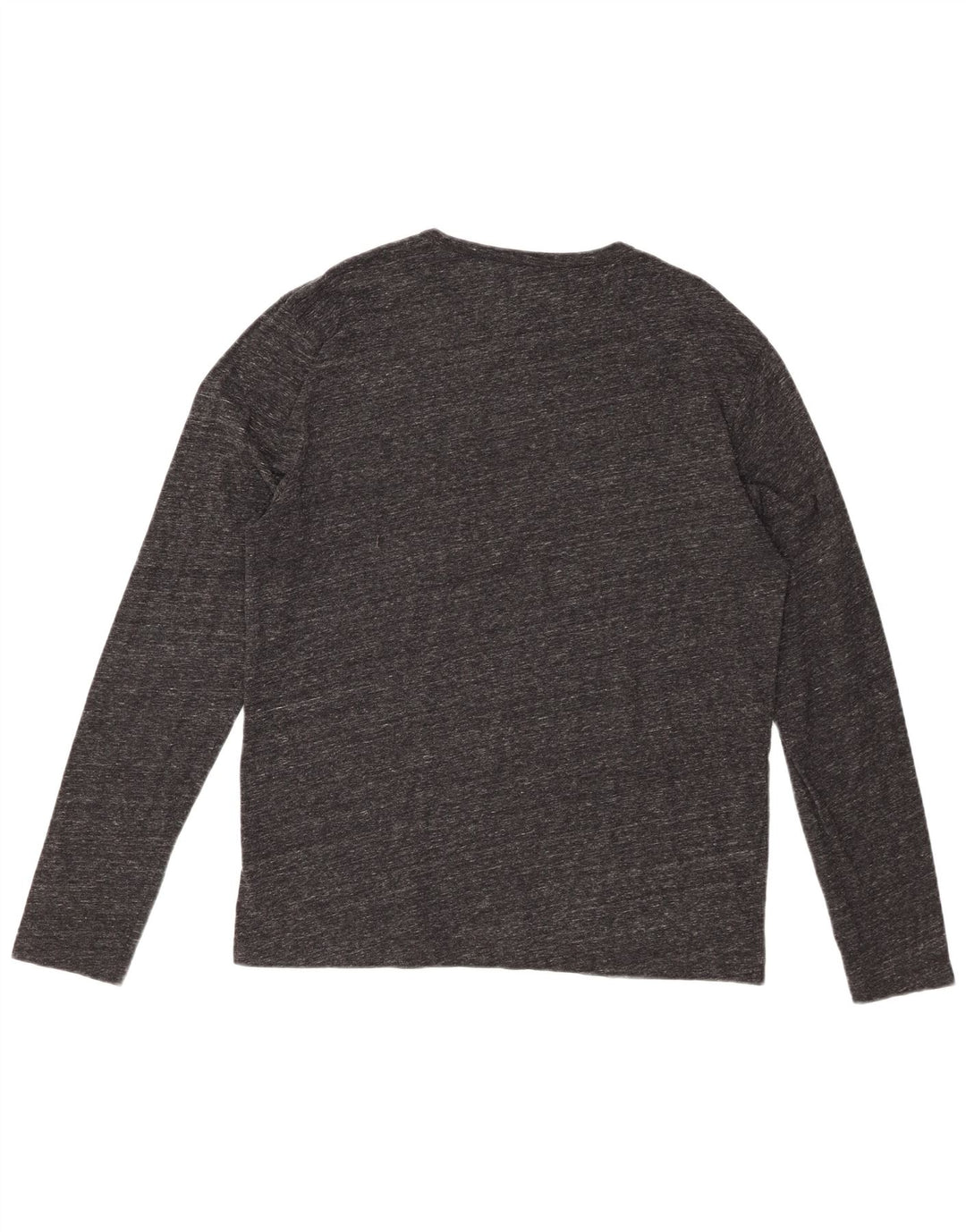JACK WILLS Herre Top Langærmet Stor Grå Flecked Bomuld