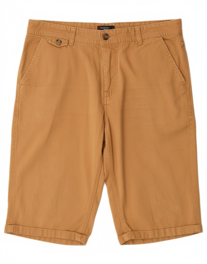 KANGOL Mens Chino Shorts XL W38 Beige Cotton