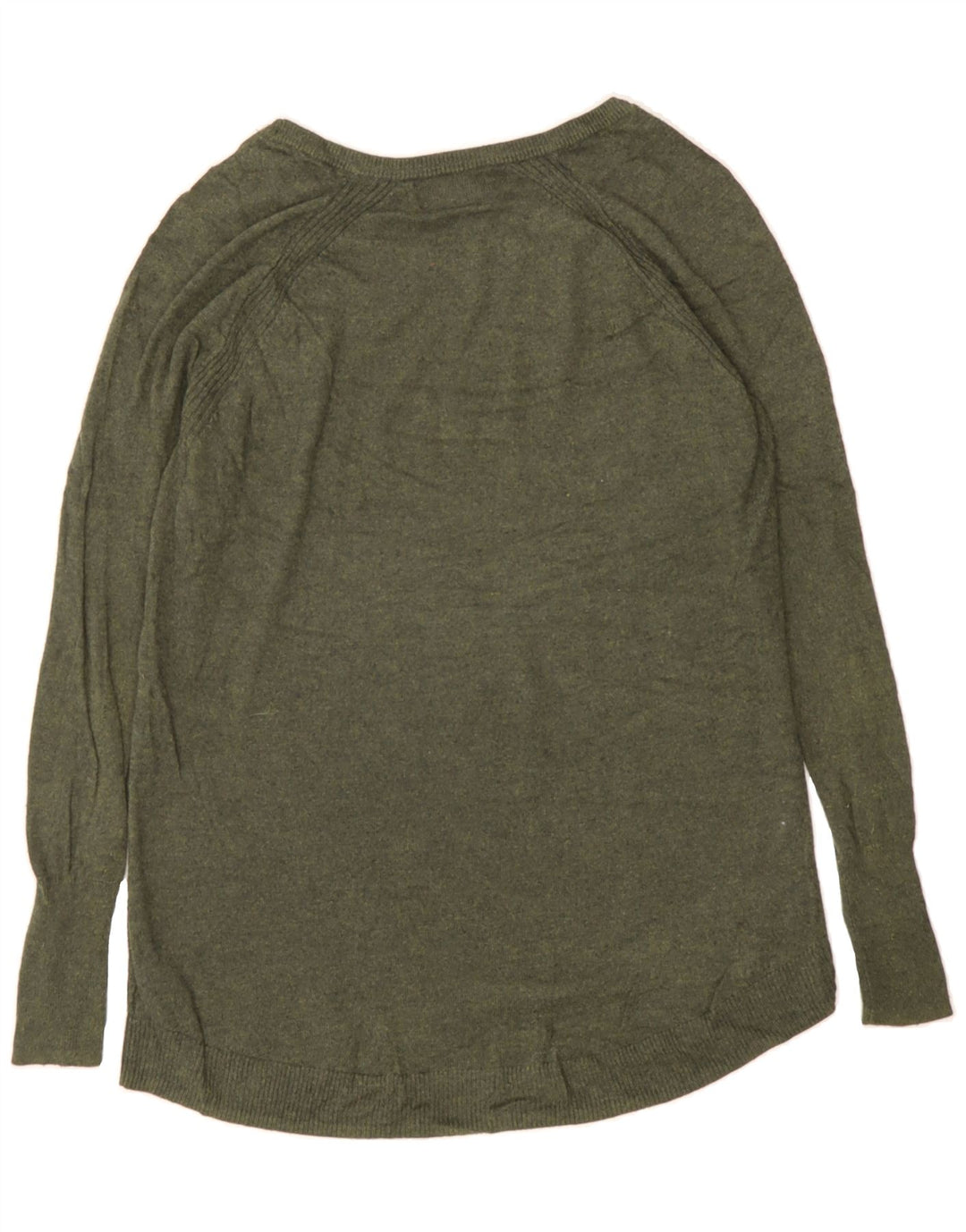 MOSSIMO Womens Boat Neck Jumper Sweater UK 10 Small Green Nylon Vintage Mossimo and Second-Hand Mossimo from Messina Hembry 