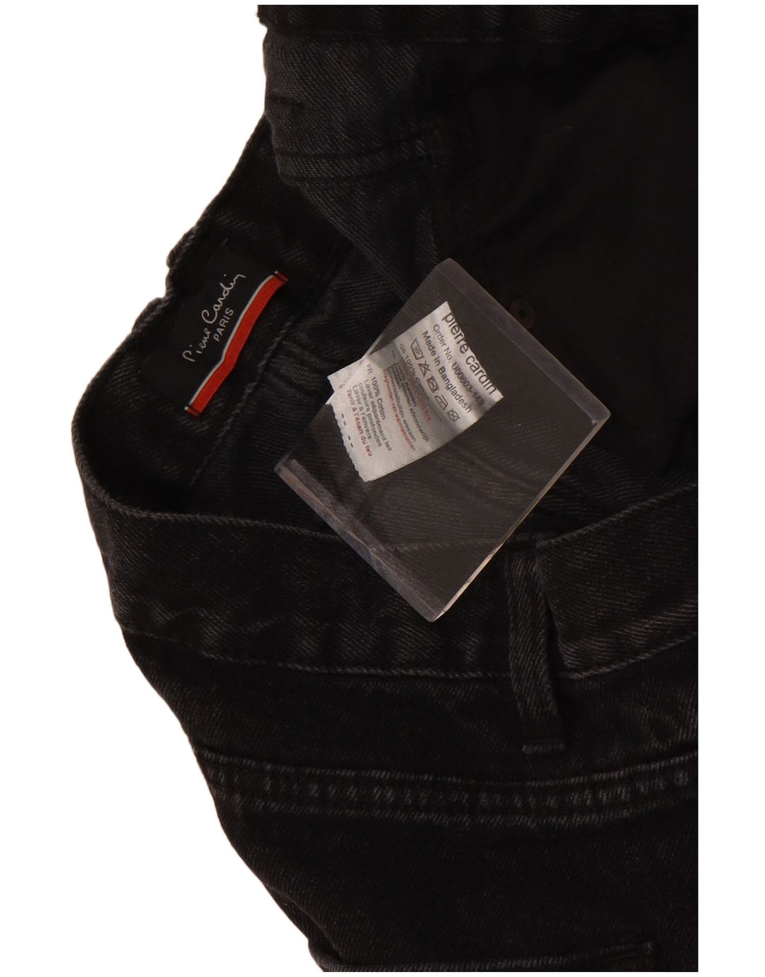 Pierre Cardin Herre denimshorts W36 Stor sort bomuld