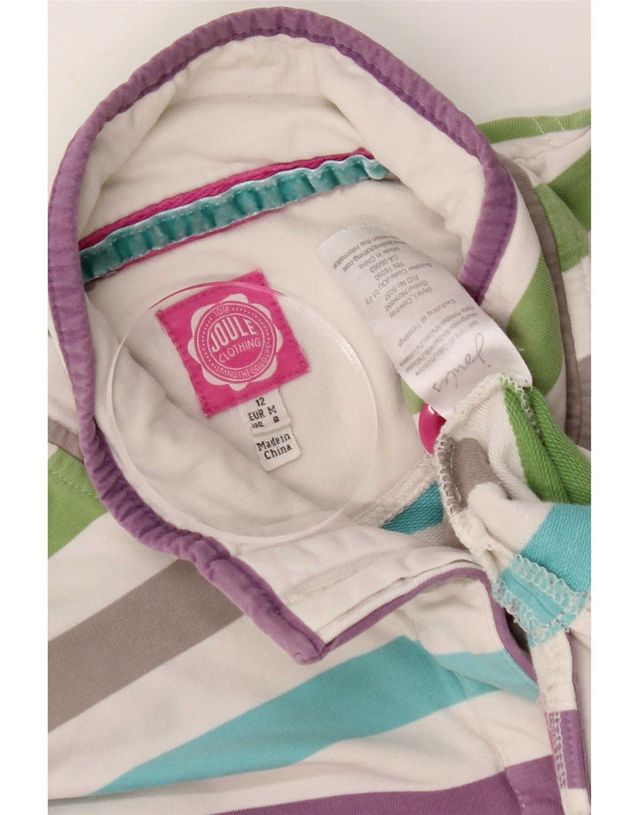 Joules Dame Sweatshirt Jumper UK 12 Medium Flerfarvet Stribet