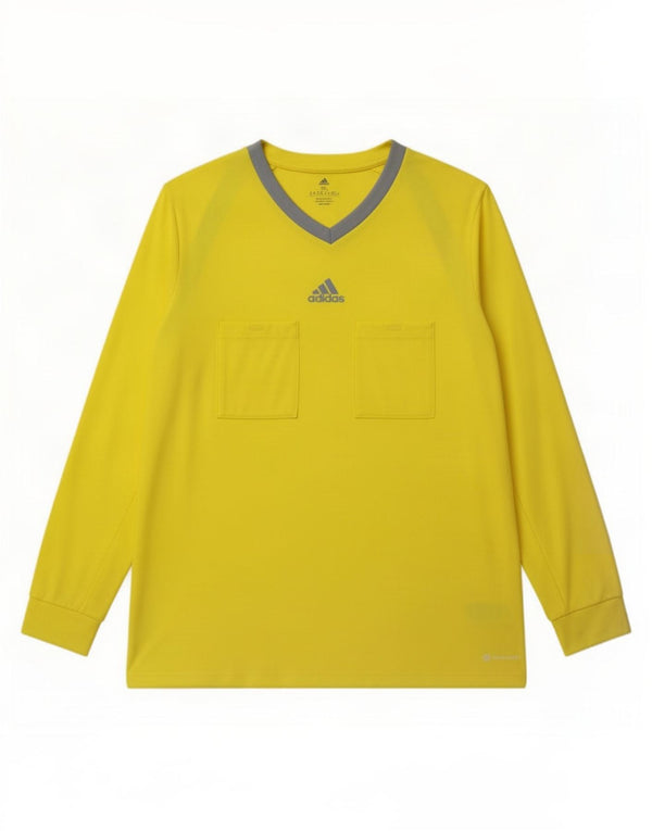 Adidas Herre Top Langærmet 3XL Gul Colourblock Polyester