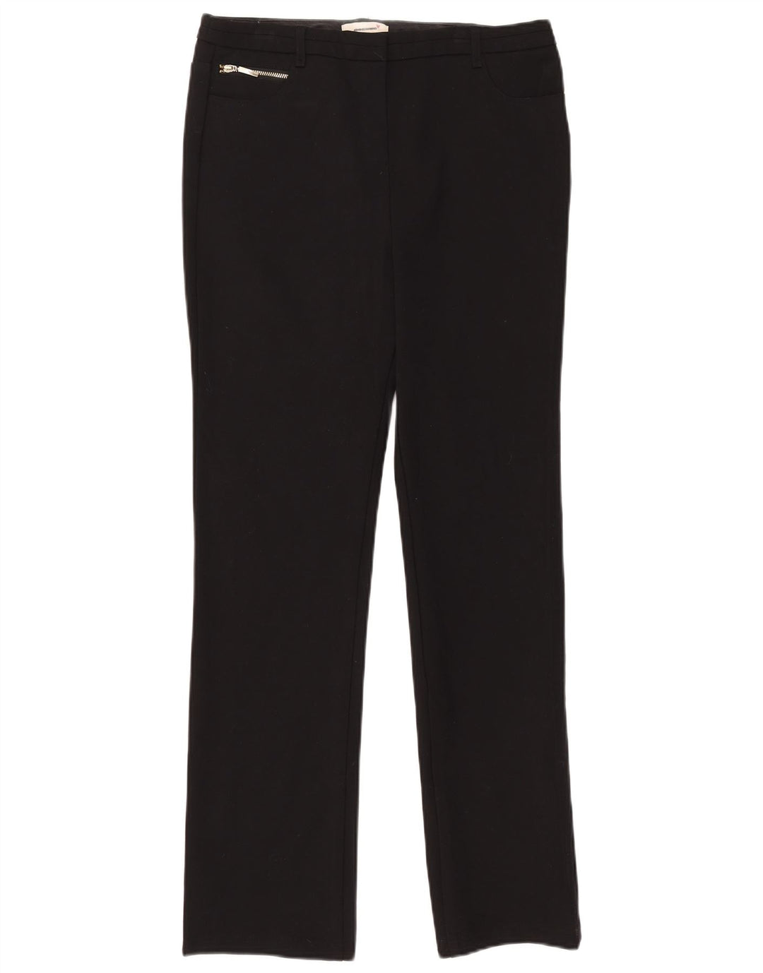 Marks & Spencer Dame Slim Casual Bukser UK 12 Medium W38 L30 Black