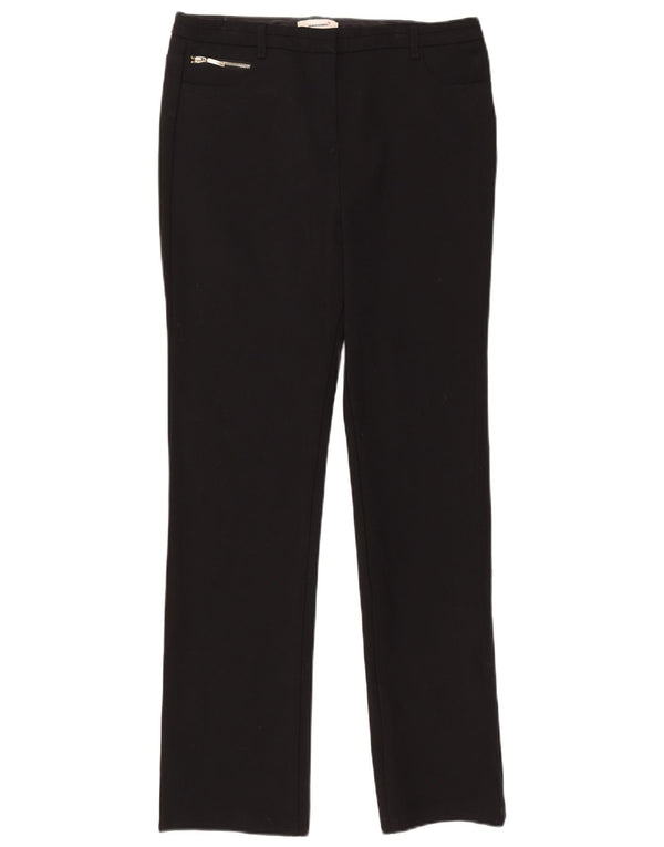 Marks & Spencer Dame Slim Casual Bukser UK 12 Medium W38 L30 Black
