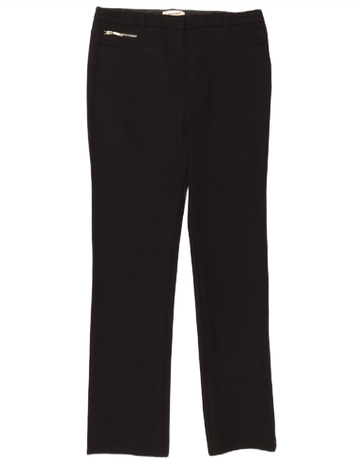 Marks & Spencer Dame Slim Casual Bukser UK 12 Medium W38 L30 Black