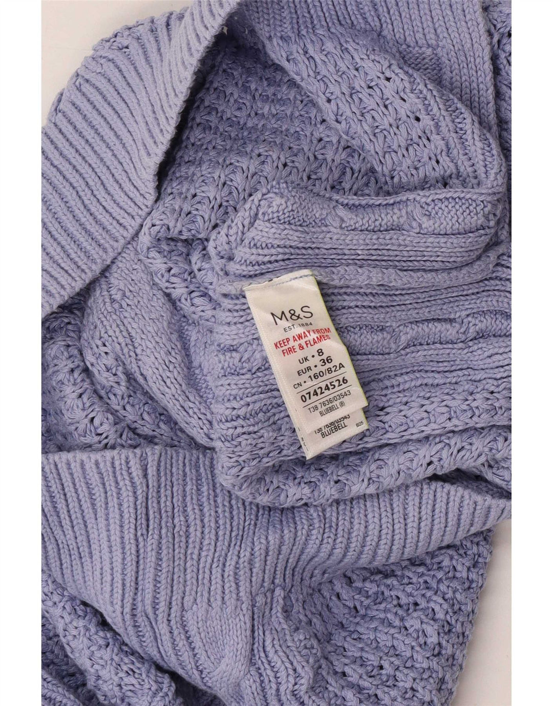 Marks & Spencer Dame Oversized Boat Neck Jumper Sweater UK 8 Small Purple