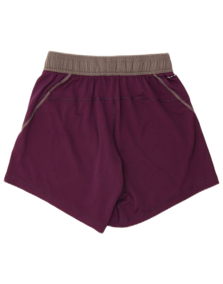 REEBOK Sportshorts til drenge 7-8 år XS Lilla Colourblock Polyester