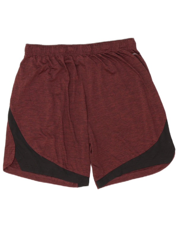 RUSSELL ATHLETIC Herre Dri-Power Sportshorts Medium Maroon Colourblock