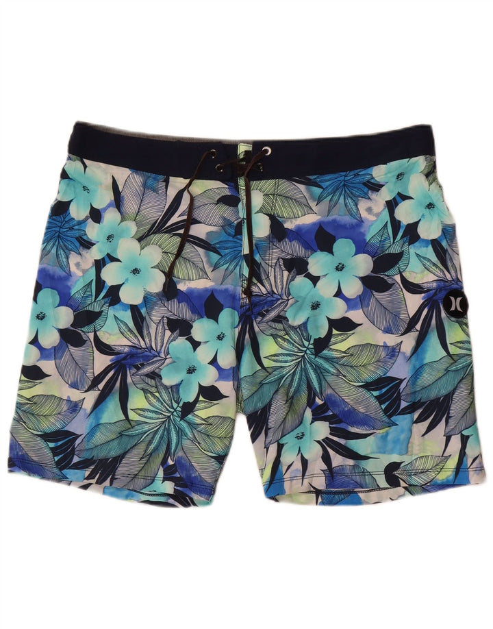 Hurley Herre Phantom svømmeshorts store blå blomster