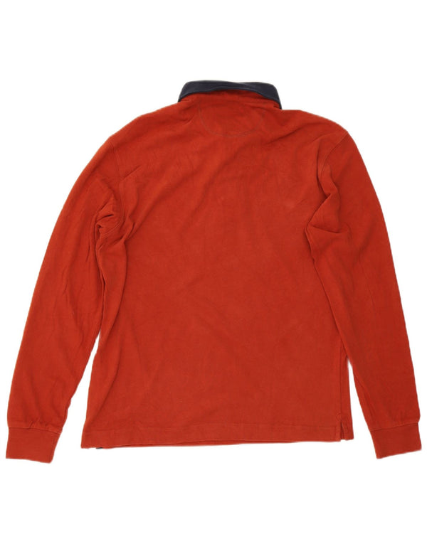 La Martina Langærmet herre poloshirt Medium rød bomuld