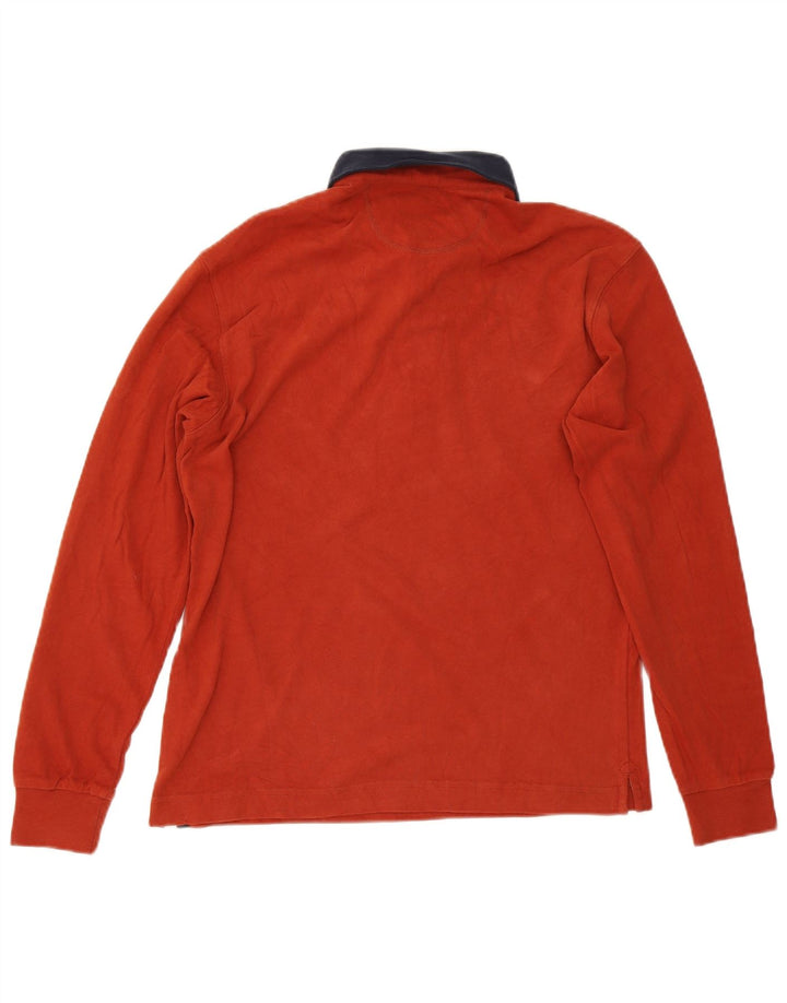 La Martina Langærmet herre poloshirt Medium rød bomuld