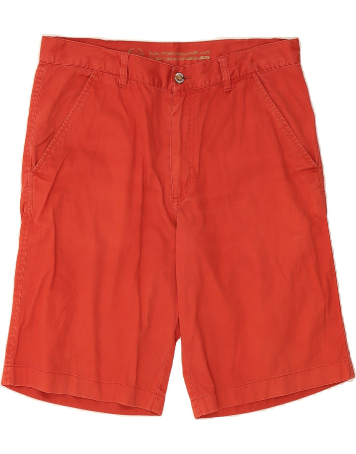 SERGIO TACCHINI Mens Chino Shorts IT 50 Large W34 Red Cotton Vintage Sergio Tacchini and Second-Hand Sergio Tacchini from Messina Hembry 