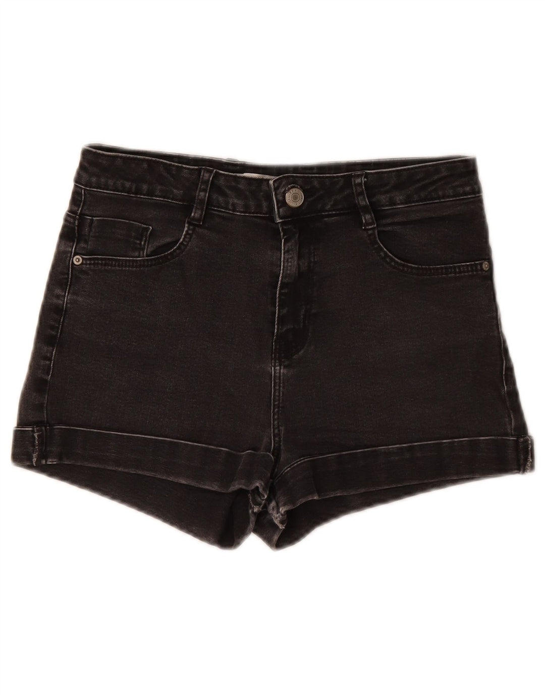 Zara Dame Denim Shorts EU 36 XS W26 Sort