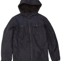 Jack & Jones Herre Hooded Utility Jacket UK 36 Small Navy Blue Polyester