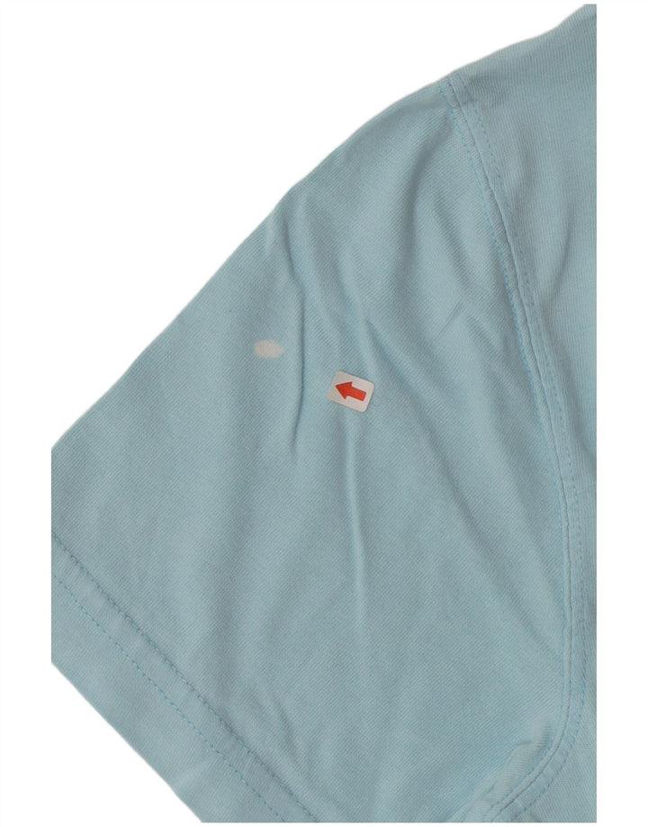 Crew Clothing Herre T-Shirt Top Lille Blå Bomuld