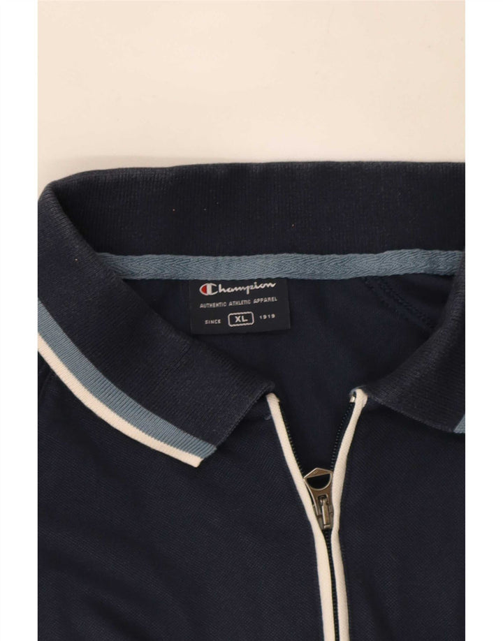 Champion herre poloshirt XL marineblå