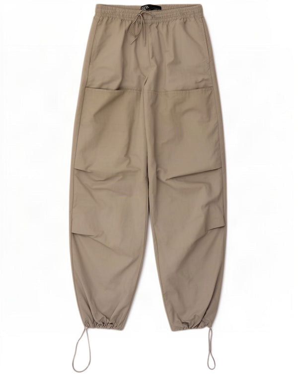 Zara Womens Relaxed Fit Casual Bukser XS W24 L29 Grå polyamid