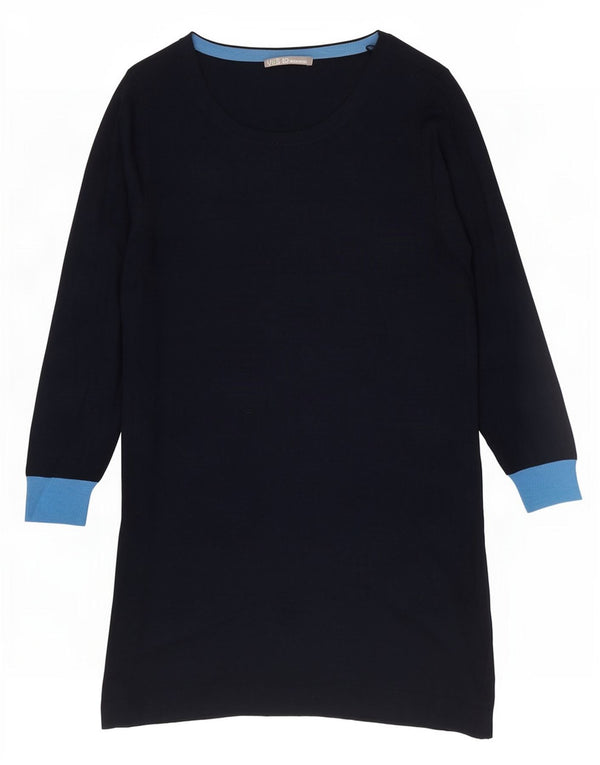 Marks & Spencer Dame Jumper Dress UK 20 2XL Navy Blue Colourblock
