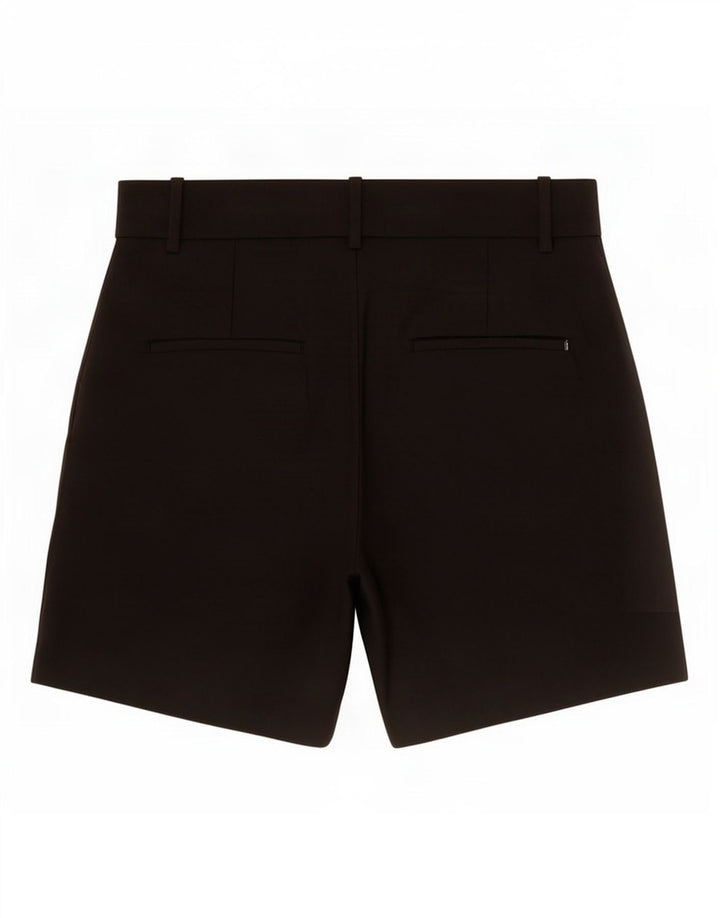 Zara Womens Pegged Chino Shorts Medium W28 Sort Polyester