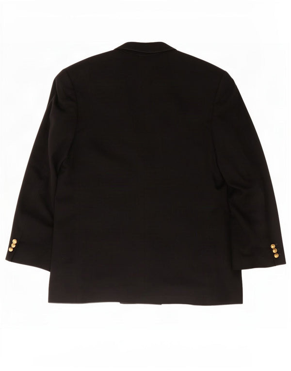 Norton & Wilson Dame Dobbeltradet Blazer Jacket UK 16 Large Black