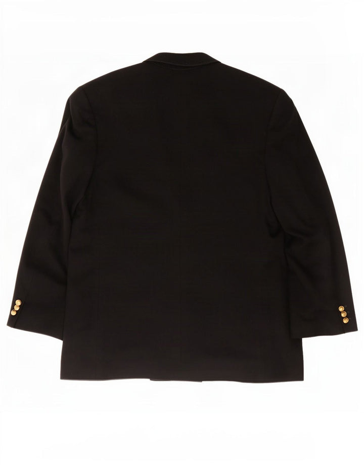 Norton & Wilson Dame Dobbeltradet Blazer Jacket UK 16 Large Black