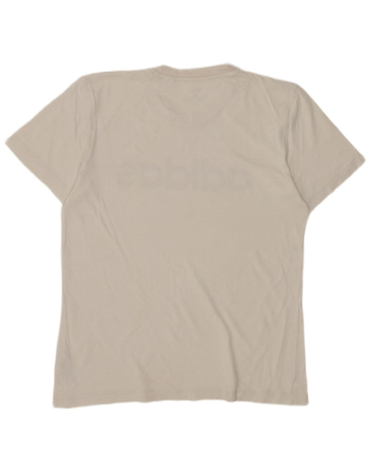 Adidas Herre grafisk T-shirt top lille hvid bomuld