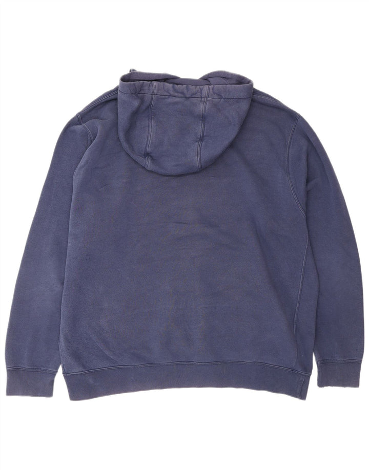 NIKE Herre Loose Fit grafisk hættetrøje XL marineblå bomuld