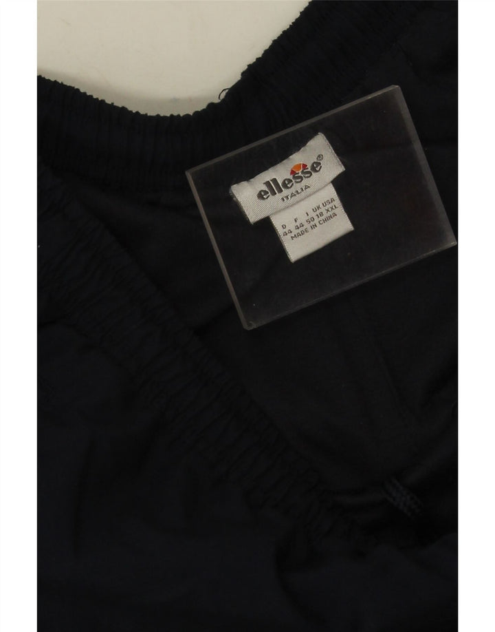 Ellesse Womens Træningsdragt Bukser UK 18 XL Navy Blue Polyester