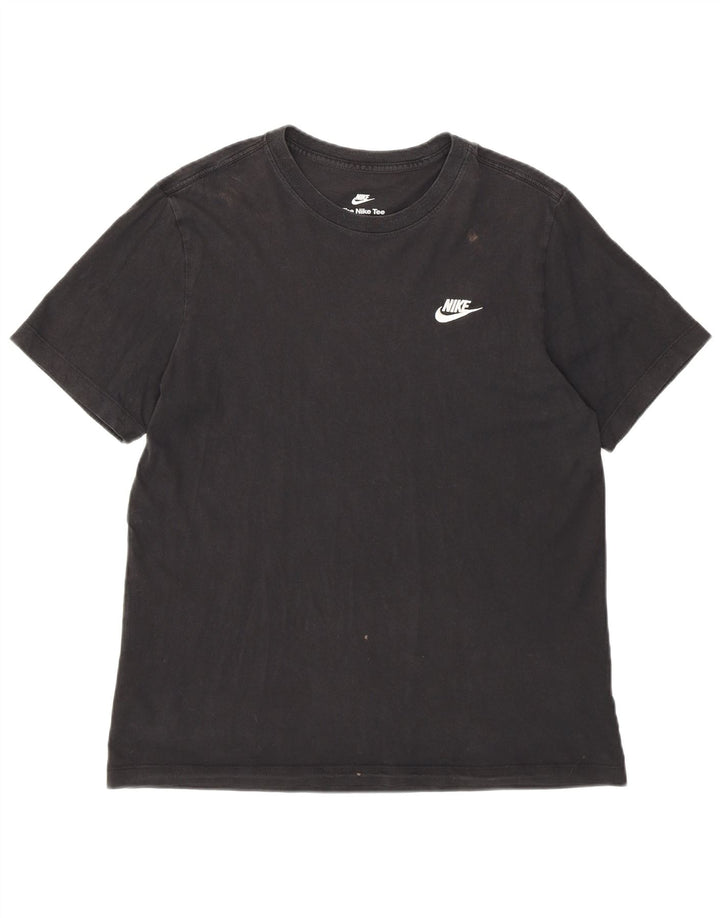 Nike T-shirt top lille sort bomuld til mænd