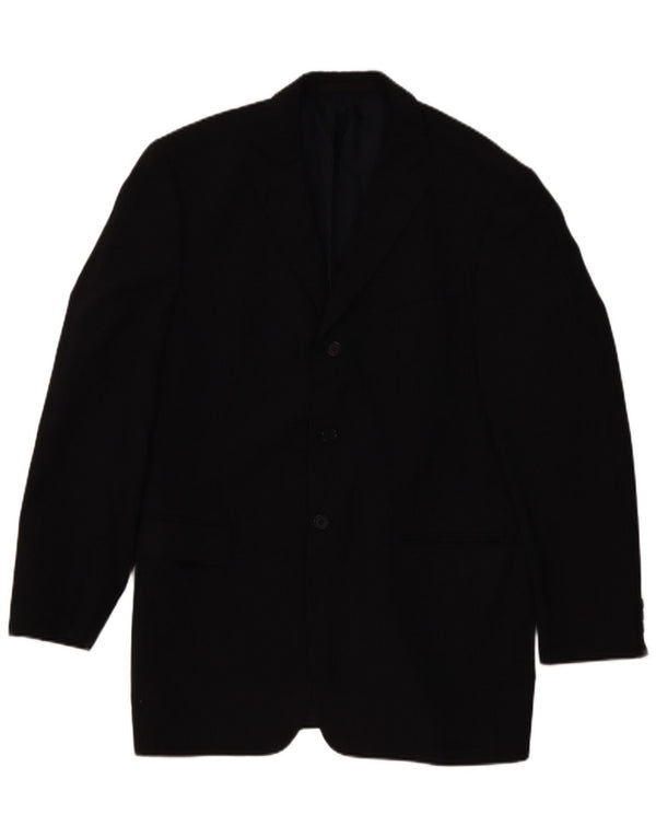 Marks & Spencer Herre Blazer Jacket UK 42 Large Navy Blue Striped Classic
