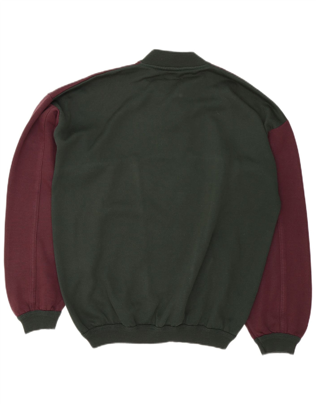 Vintage herre grafisk sweatshirt jumper stor flerfarvet farveblok