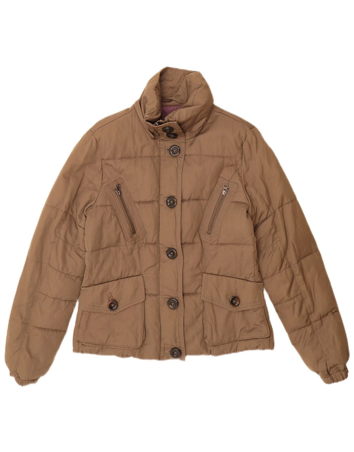 Marlboro Classics Polstret jakke til kvinder EU 44 XL Brun bomuld