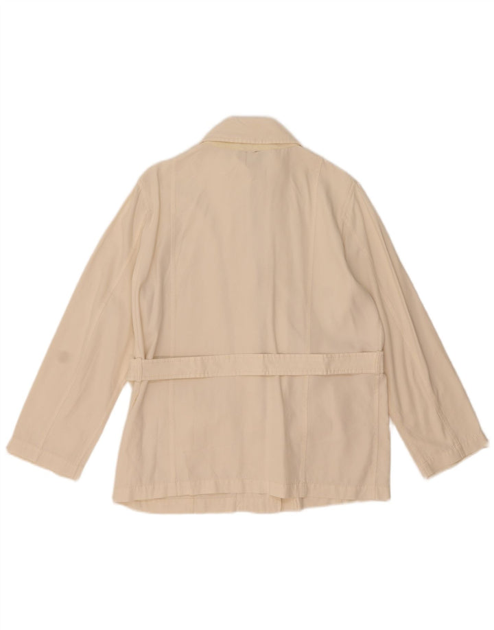 Fay Womens Utility Jacket UK 14 Medium Off White