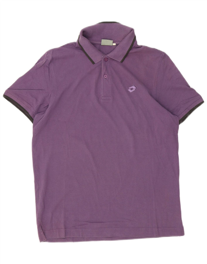 Lotto Herre Polo Shirt Medium Lilla