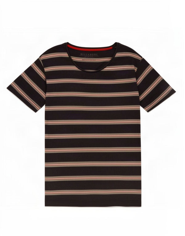 Billabong herre T-shirt top 2XL marineblå stribet bomuld