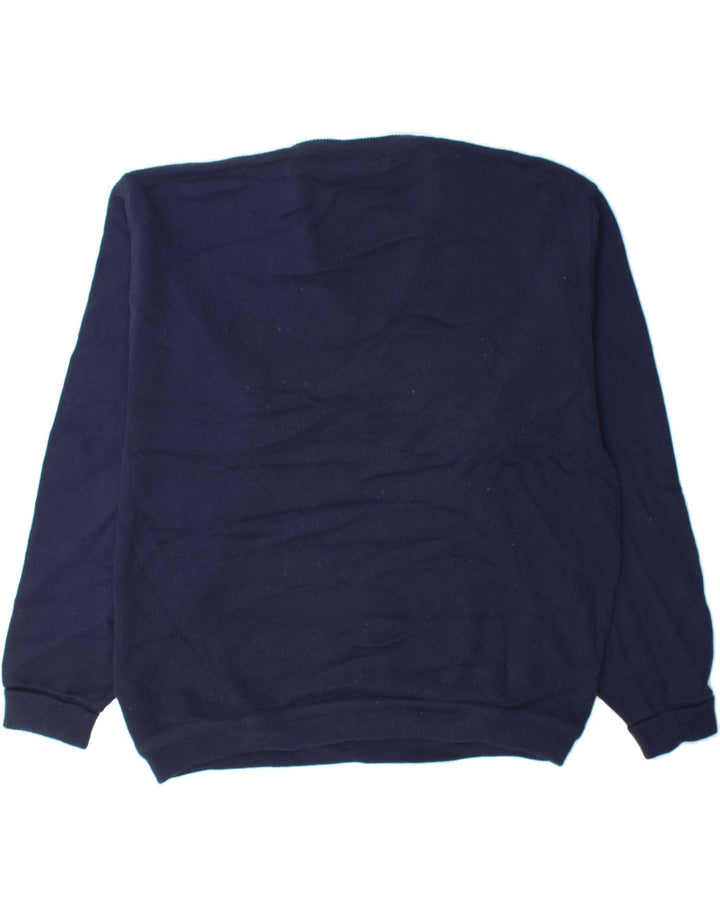 IZOD Mens V-Neck Jumper Sweater XL Navy Blue Acrylic Vintage Izod and Second-Hand Izod from Messina Hembry 