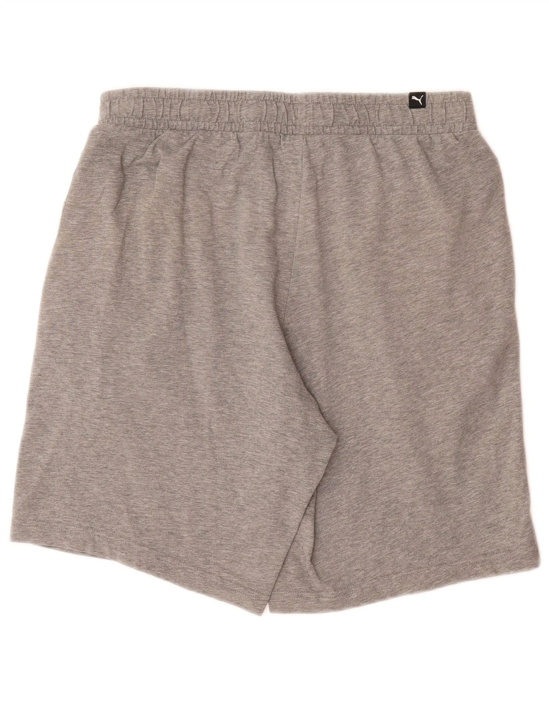 PUMA Mens Graphic Sport Shorts Medium  Grey Cotton