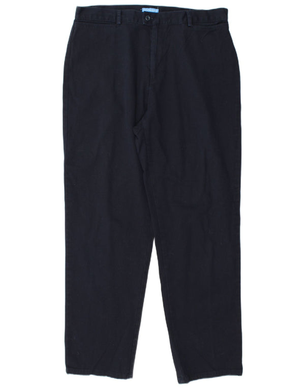 DOCKERS Højtaljede fritidsbukser til kvinder US 16 2XL W34 L30 Marineblå