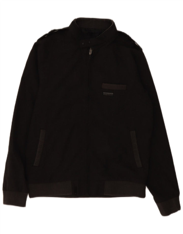 QUIKSILVER Herre Military Bomber Jacket UK 36 Small Grey Polyester