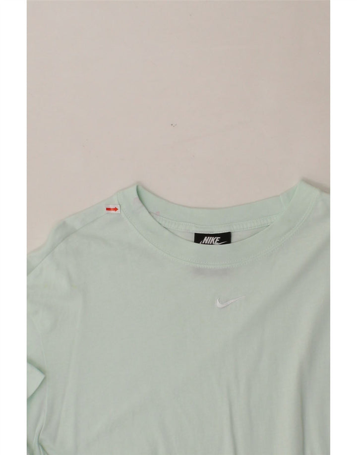 NIKE Mens T-Shirt Top Medium Turquoise Cotton Vintage Nike and Second-Hand Nike from Messina Hembry 