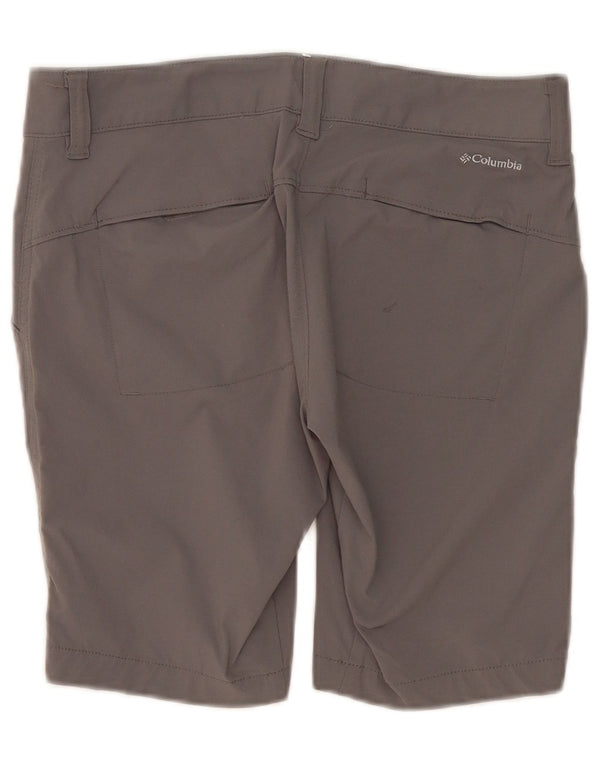 Columbia Womens Cargo Shorts US 6 Medium W30  Grey Nylon