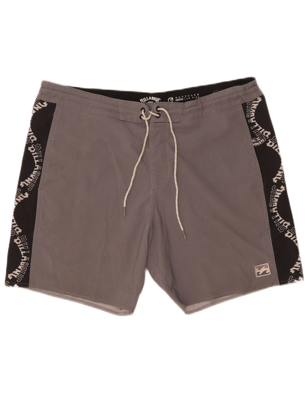 Billabong Herre grafiske svømmeshorts, store grå farveblok polyester