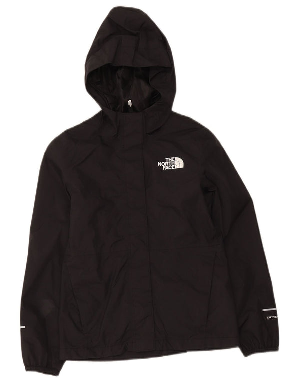 The North Face Girls Dryvent Regnjakke med hætte 7-8 år Lille sort nylon