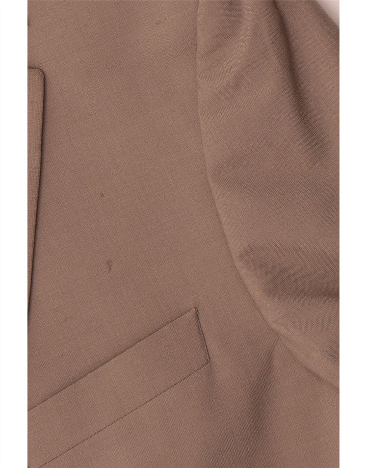 Marks & Spencer Herre 2-knaps blazerjakke UK 42 XL Beige Polyester