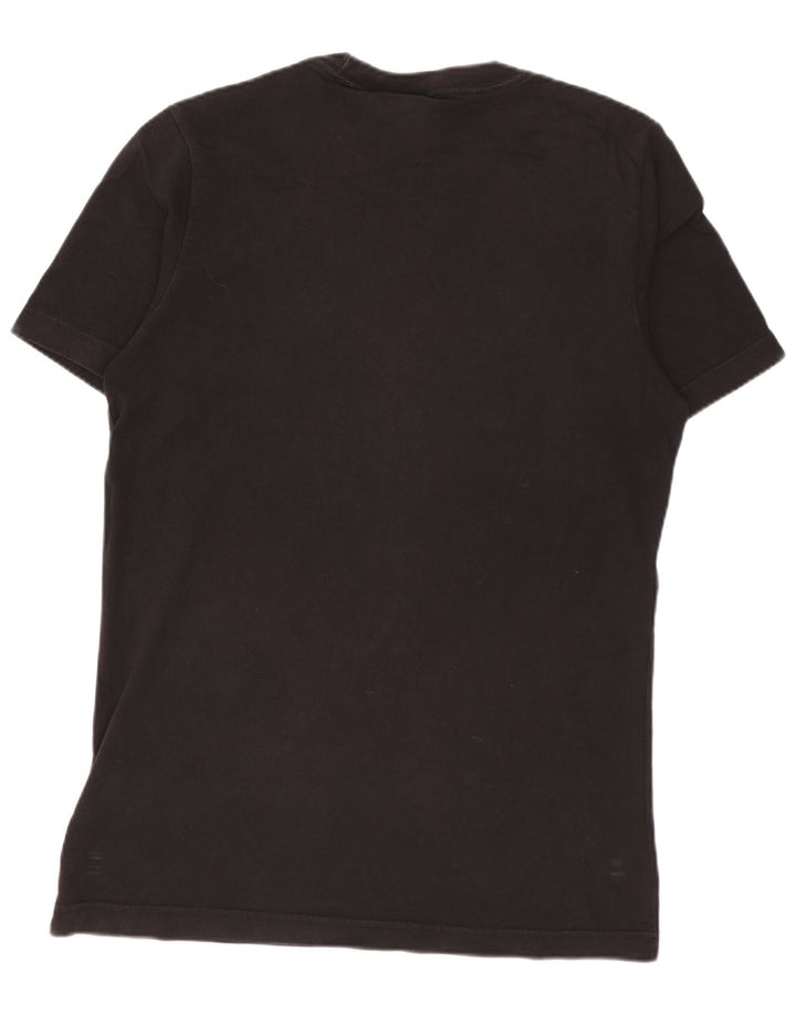 ADIDAS Herre T-Shirt Top Lille Sort Bomuld